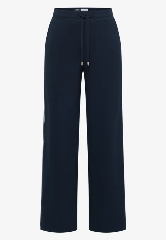 Piqué Hose mit Tape universal blue