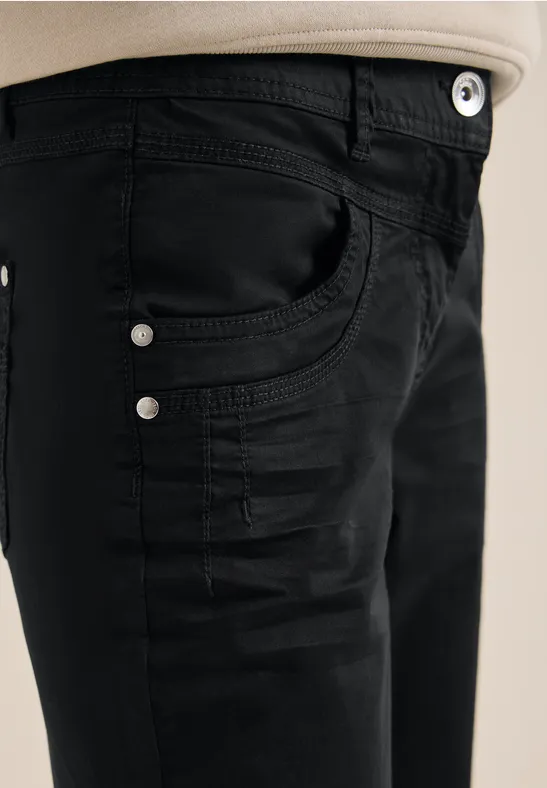 Washed-Look Hose Black