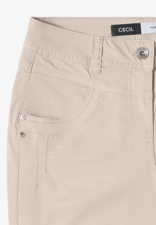 Washed-Look Hose grain beige