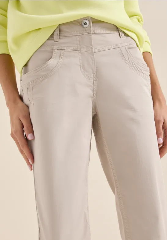 Washed-Look Hose grain beige