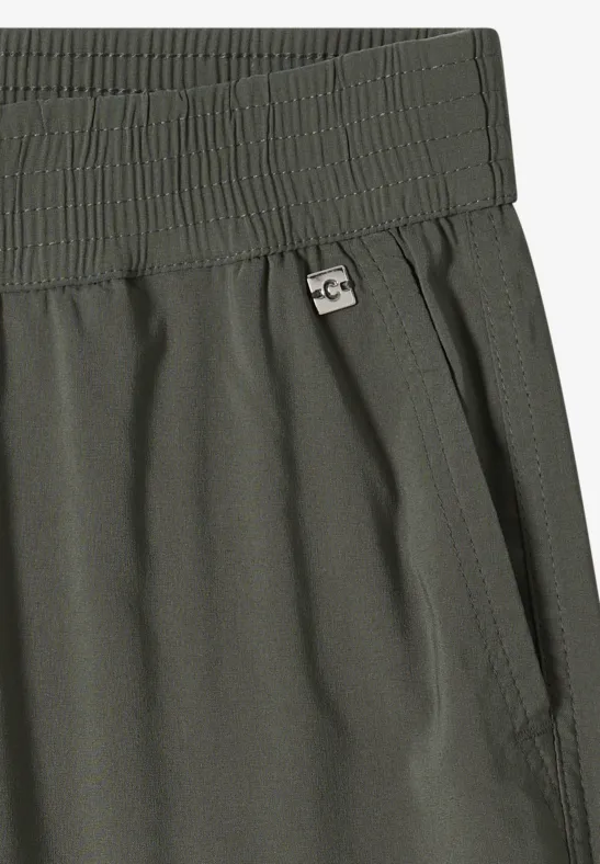 High Waist Wide Leg Pantalon Loose Fit clear khaki