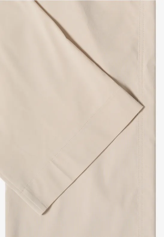 High Waist Wide Leg Pantalon Loose Fit grain beige