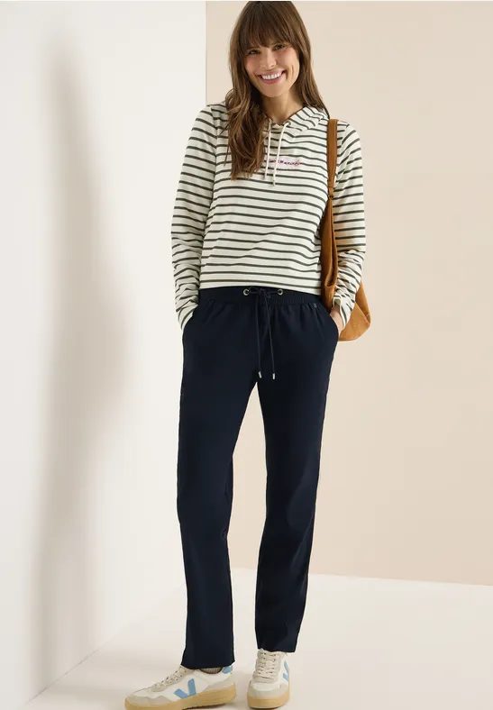 Pantalon Mid Waist Slim Leg en Casual Fit universal blue