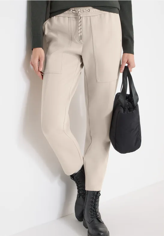 Slim Leg Hose grain beige