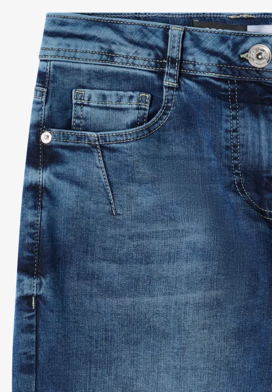 Wide Legs Jeans mid blue wash