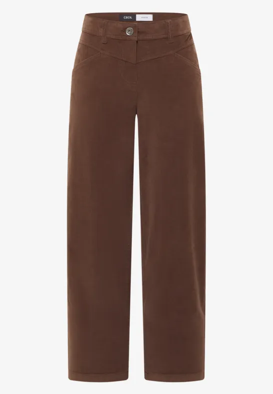 Wide Leg Hose urban taupe
