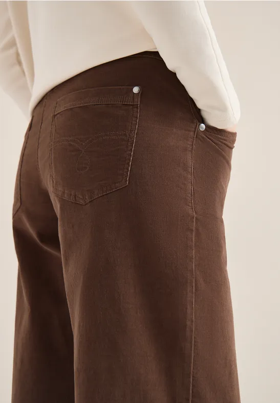 Wide Leg Hose urban taupe