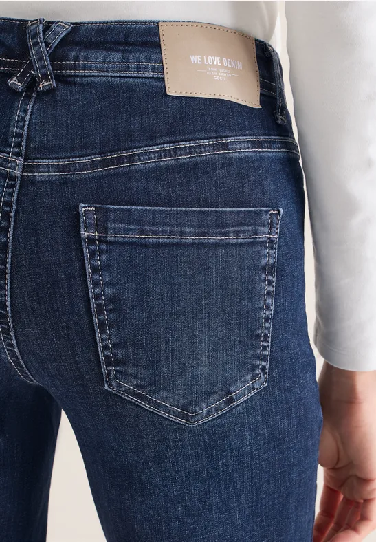 Wide Leg Jeans Dark blue wash