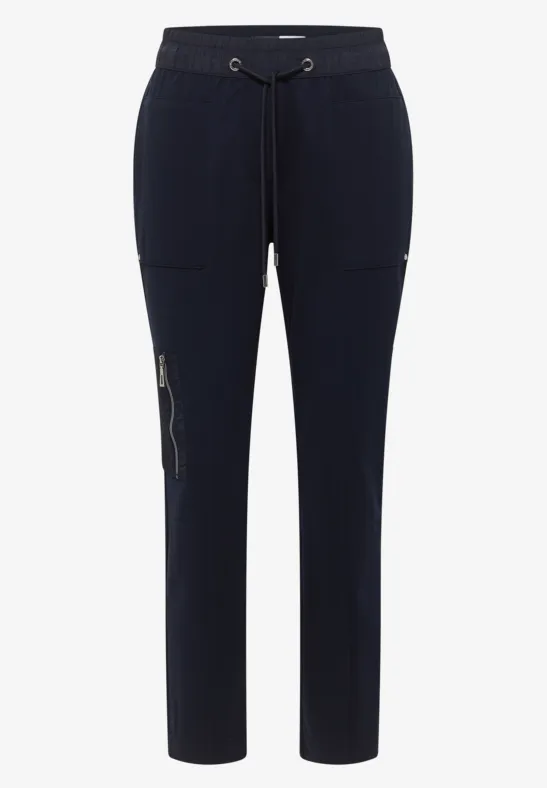 Broek met smalle pijpen universal blue