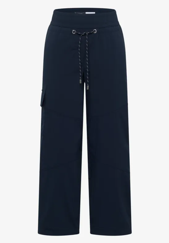 High Waist Straight Leg Pantalon Loose Fit universal blue