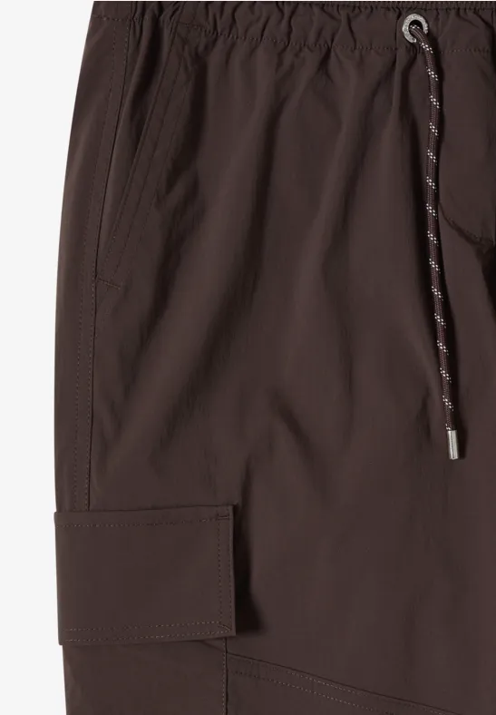 High Waist Straight Leg Pantalon Loose Fit macchiato brown