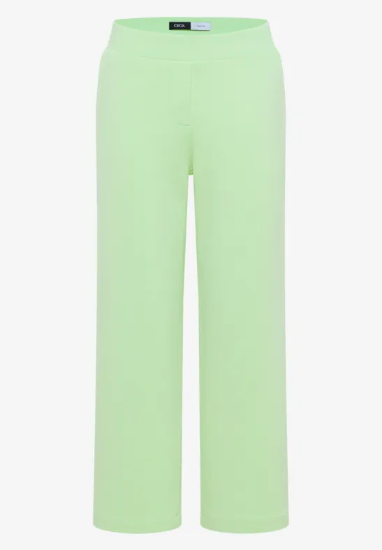 High Waist Wide Leg Pantalon Loose Fit juicy lime
