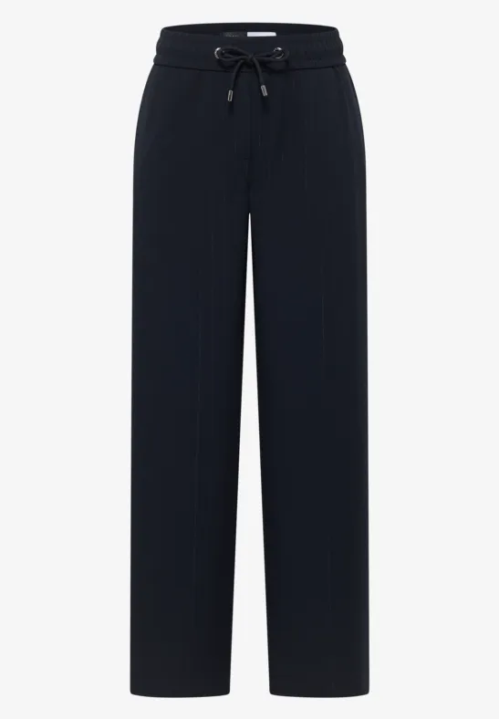 High Waist Straight Leg Pantalon Loose Fit universal blue