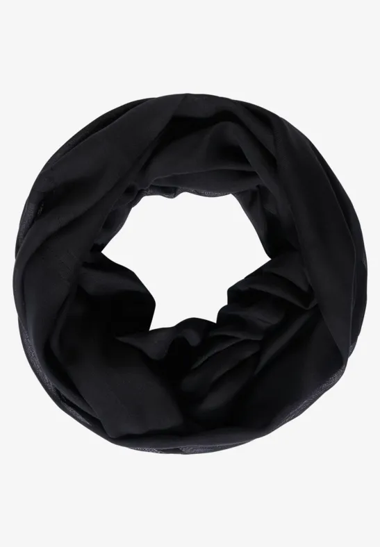 Tour de cou de couleur unie Black