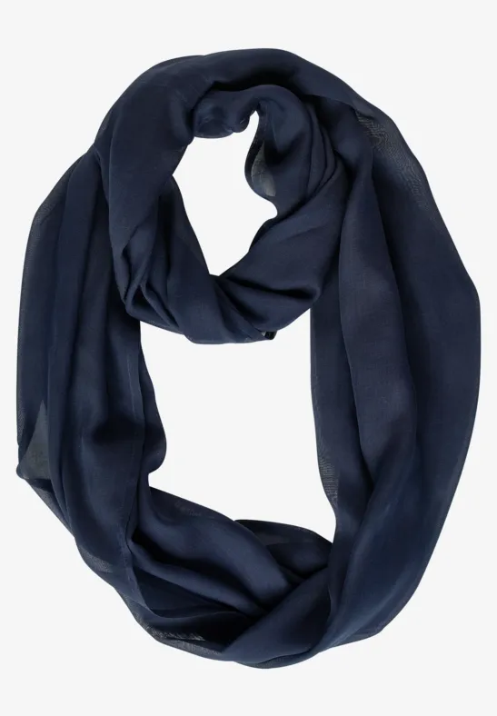 Effen basic lussjaal deep blue