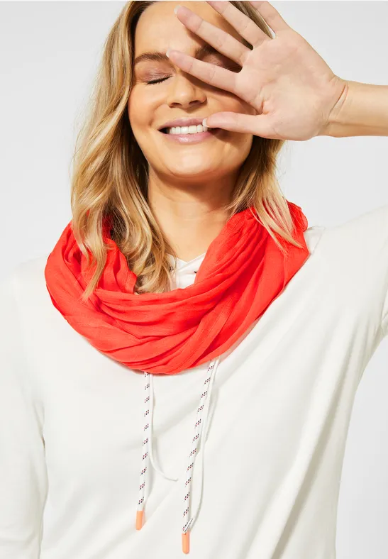 Effen basic lussjaal funky orange