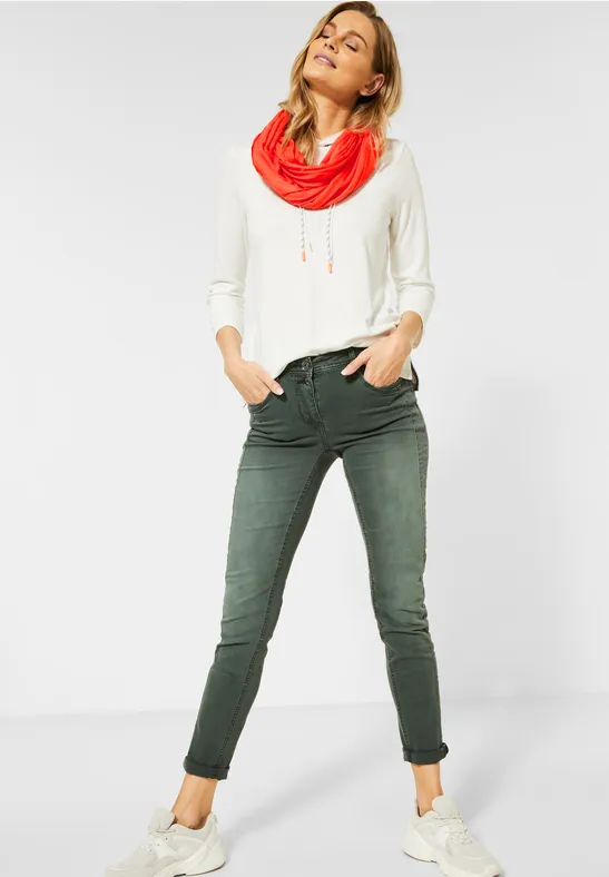 Effen basic lussjaal funky orange