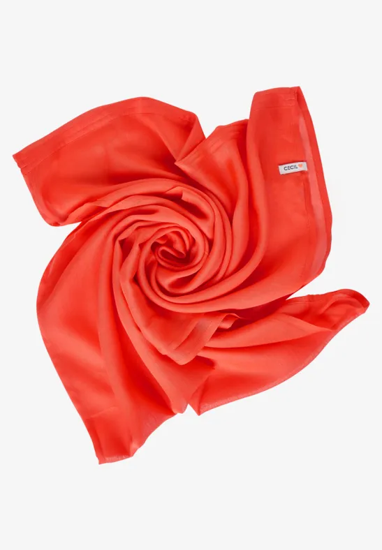 Effen basic lussjaal funky orange