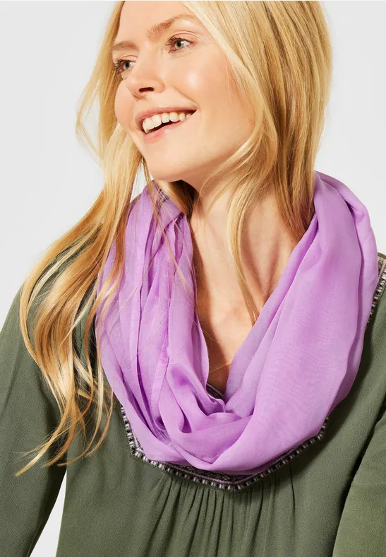 Effen basic lussjaal soft violet