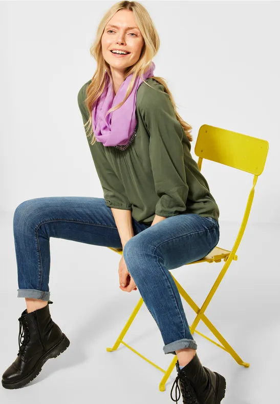 Effen basic lussjaal soft violet