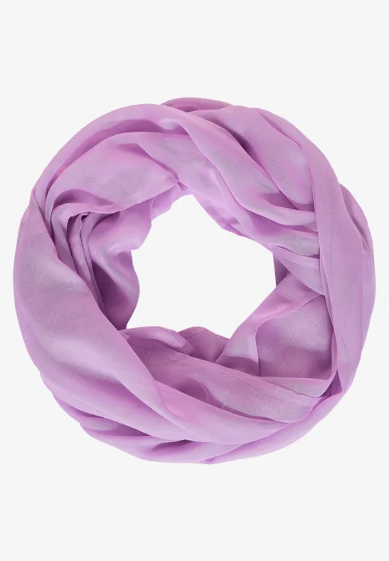 Effen basic lussjaal soft violet