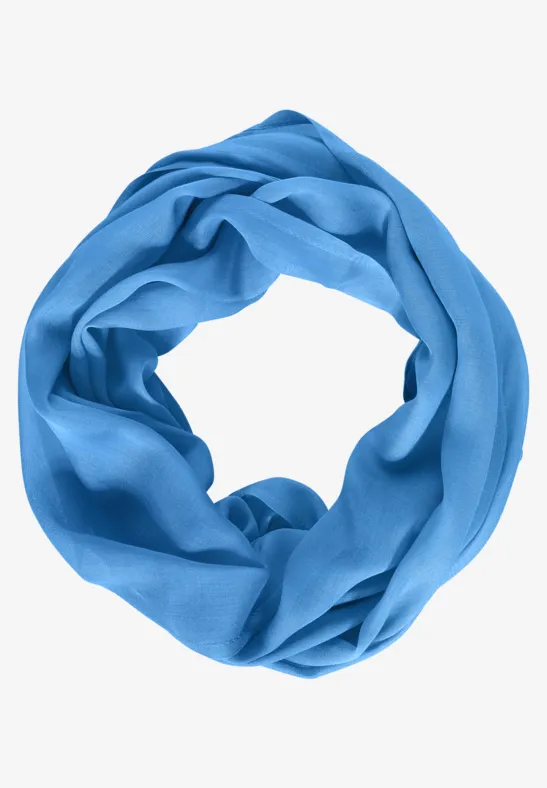 Tour de cou de couleur unie mountain blue
