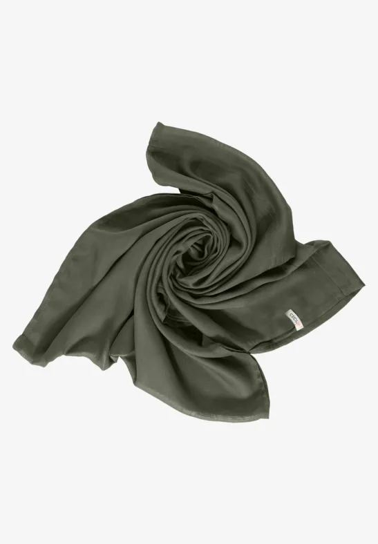 Tour de cou de couleur unie utility olive