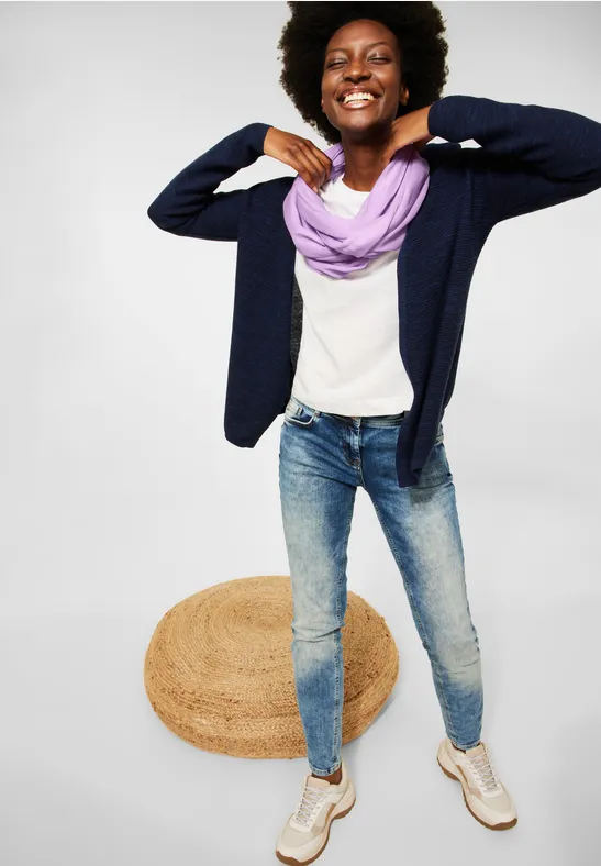 Tour de cou de couleur unie frosty violet