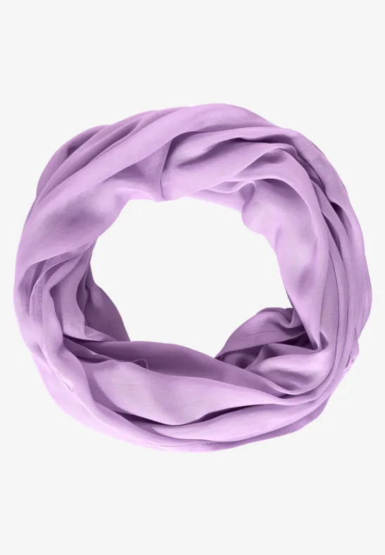 Tour de cou de couleur unie frosty violet