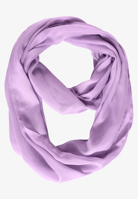 Tour de cou de couleur unie frosty violet