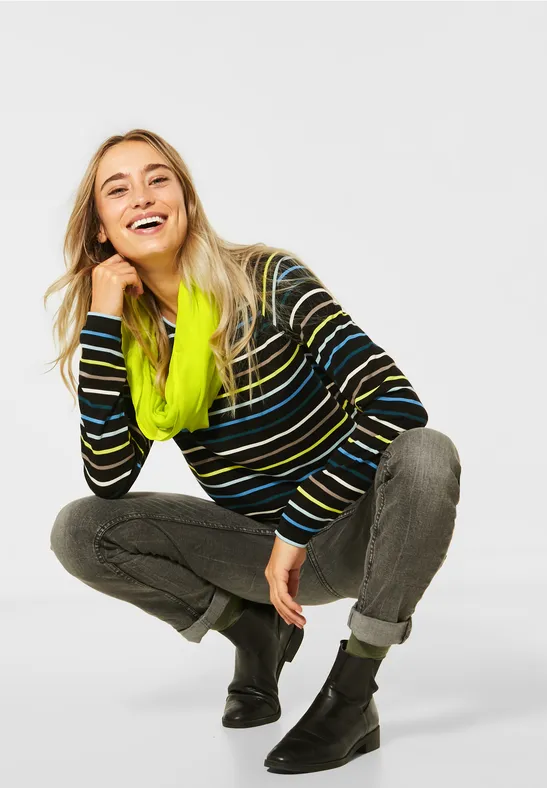 Tour de cou de couleur unie nordic yellow