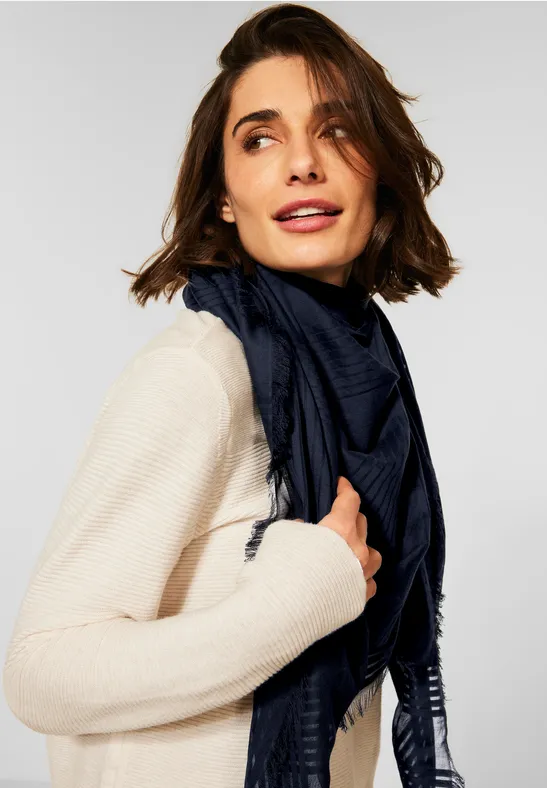 Quadratisches Tuch deep blue