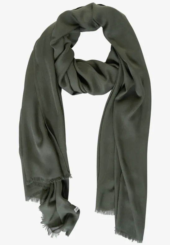 Schal in Unifarbe utility olive