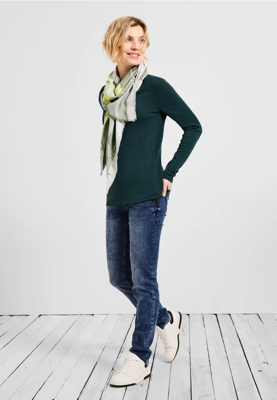 Driehoekige halsdoek leaf green