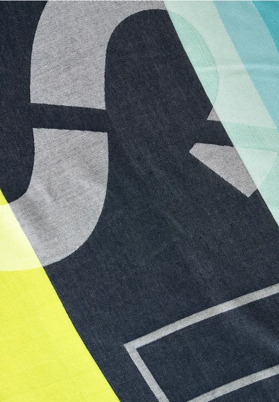 Driehoekige halsdoek navy blue