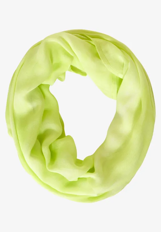Viscose ronde sjaal limelight yellow