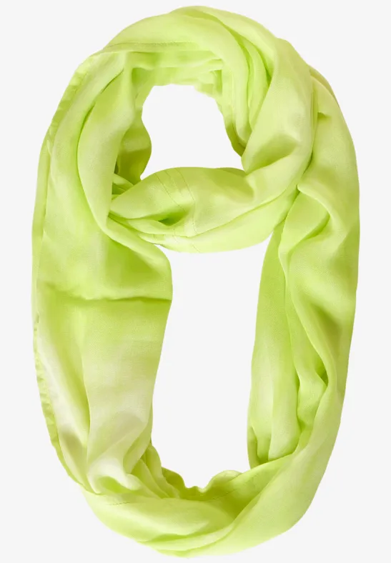 Viscose ronde sjaal limelight yellow