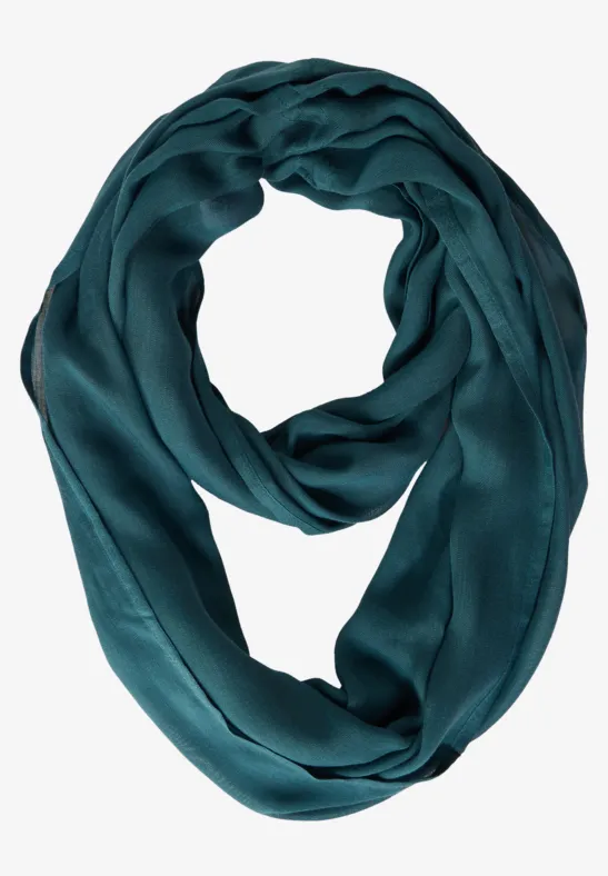 Snood de couleur unie deep lake green
