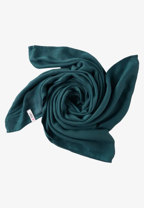Snood de couleur unie deep lake green