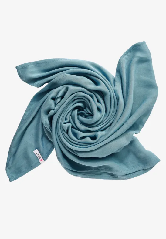 Snood de couleur unie adriatic blue