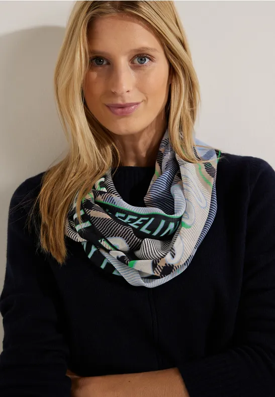 Printloop mit Wording night sky blue