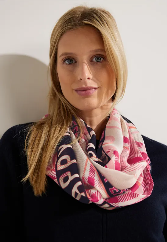 Loop imprimée avec wording cosy coral