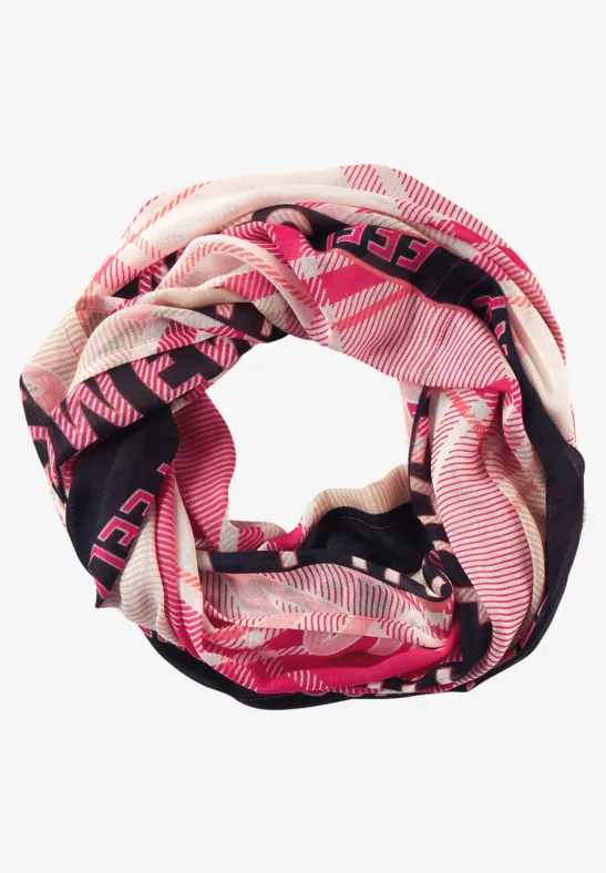 Loop imprimée avec wording cosy coral