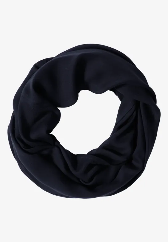 Loop Schal in Unifarbe urban dark blue