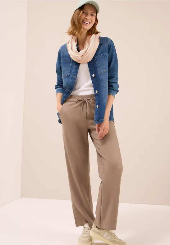 Loop Schal in Unifarbe oat milk beige
