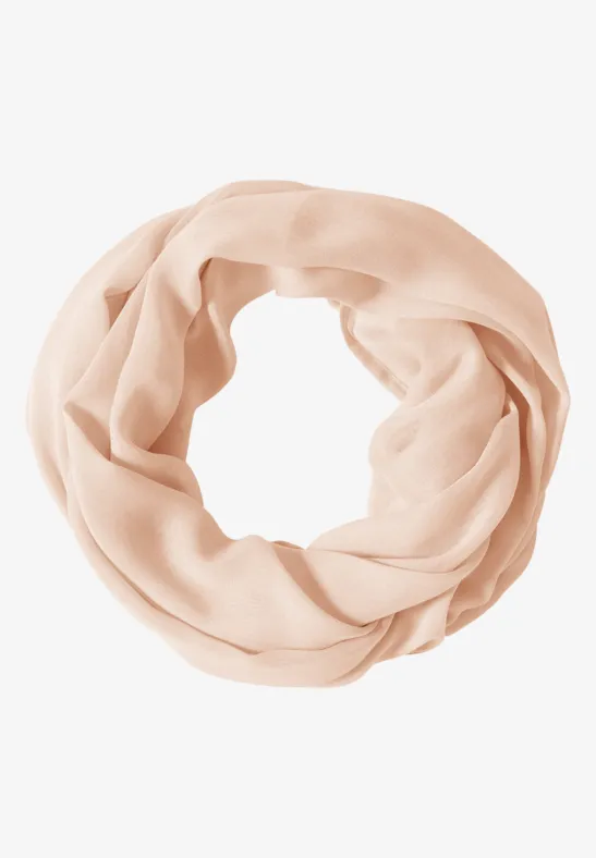 Loop Schal in Unifarbe oat milk beige