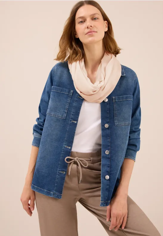 Loop Schal in Unifarbe oat milk beige