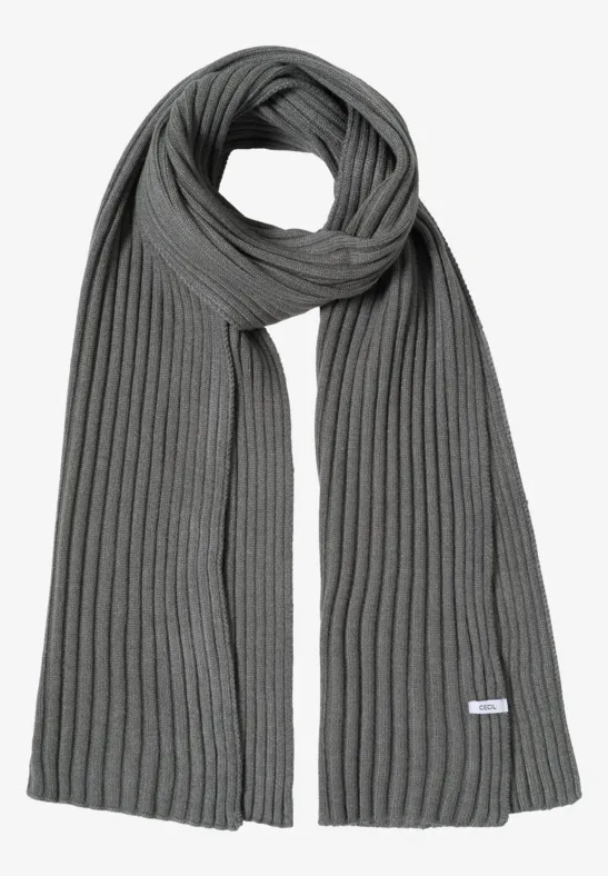 Strickschal pastel olive