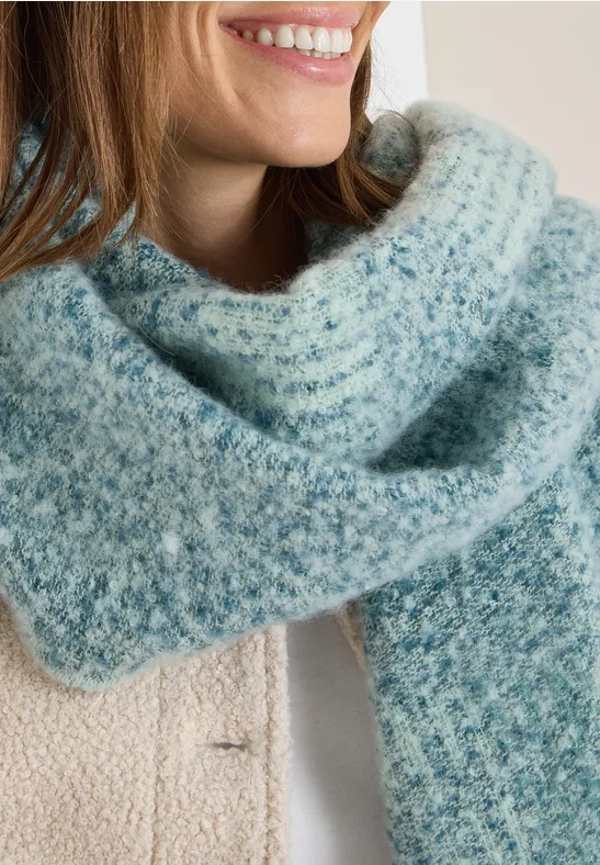 Gezellige sjaal moonstone blue