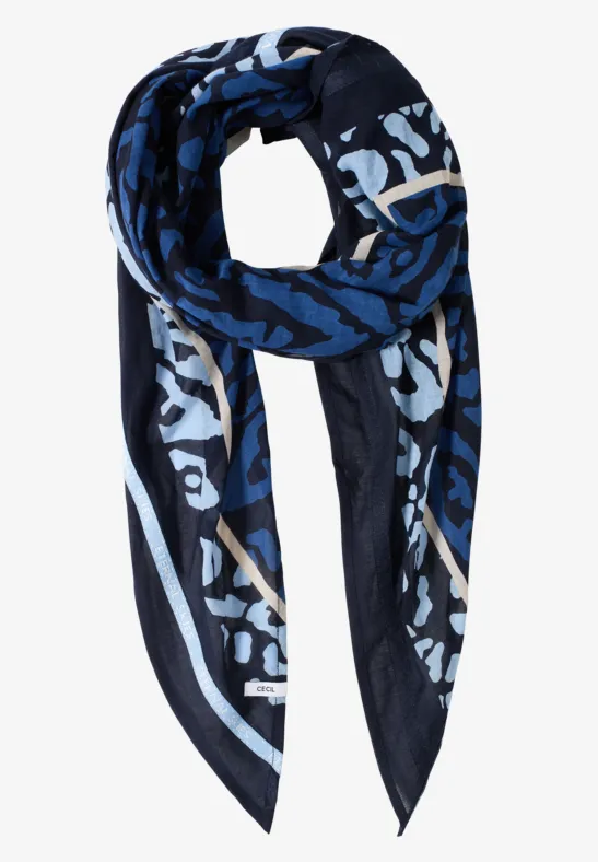 Dreieckstuch mit Tape urban dark blue